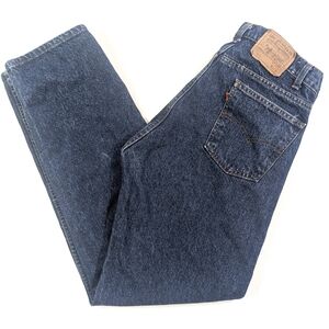 Vintage 80s Levi’s 505 Orange Tab Straight Leg Jeans 38x34